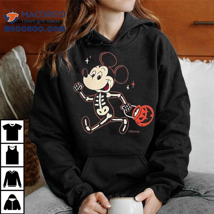 Disney Mickey Mouse Halloween Skeleton Trick Or Treat Shirt Disney Mickey Mouse Halloween Skeleton Trick Or Treat Shirt