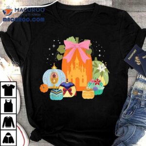 Disney Princess Pumpkins Fall Princesses And Pumpkin Castle Tshirt