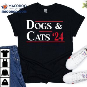 Dogs And Cats Dog Cat Animal Lover Tshirt