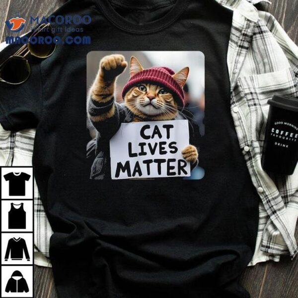 Donald Trump 2024 Cats, Cat Lives Matter Trump Shirt