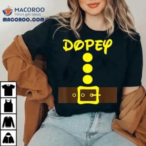 Dwarf Easy Halloween Costume Kids Matching Group Shirt