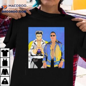 Dwayne Johnson The Rock X Anime Gyomei Himejima Shirt