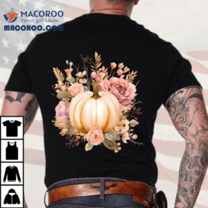 Fall Shirt Vintage Pumpkin Autumn Graphic Thanksgiving