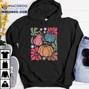 Fall Shirt Vintage Pumpkin Autumn Graphic Thanksgiving