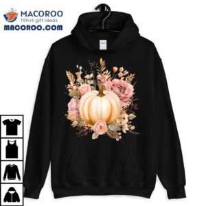 Fall Vintage Pumpkin Autumn Graphic Thanksgiving Tshirt