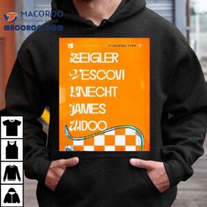 First Five At Sc Zeigler Vescovi Knecht James Aidoo Tennessee Volunrs Starting Five Shirt 3 First Five At Sc Zeigler Vescovi Knecht James Aidoo Tennessee Volunrs Starting Five Tshirt