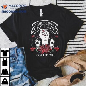 Fist Pump Childless Cat Lady Coalition Shirt