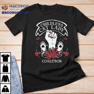 Fist Pump Childless Cat Lady Coalition Tshirt