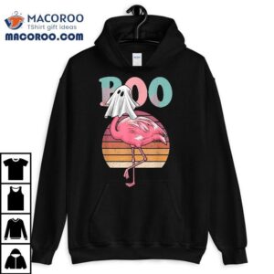 Flamingo Ghost Boo Pink Halloween Costume Lover Shirt