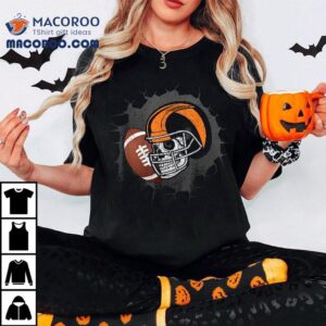 Football Skull Halloween Boys Halloween Tshirt