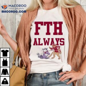 Fth Always Washington State Cougars Vs Washington Huskies Cat Wolf Mascot Shirt