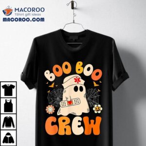 Funny Boo Crew Nurse Ghost Halloween For Tshirt