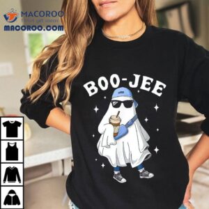 Funny Boo Jee Ghost Halloween Boo Jee Spooky Season Tshirt