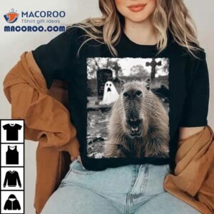 Funny Capybara Halloween Tshirt