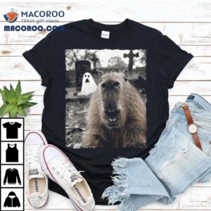 Funny Capybara Halloween Tshirt