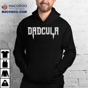 Funny Dadcula Halloween Dad Costume Vampire Fangs Shirt