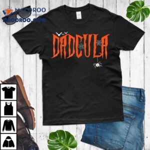 Funny Dadcula Halloween Dad Vampire Costume Momster Matching Tshirt