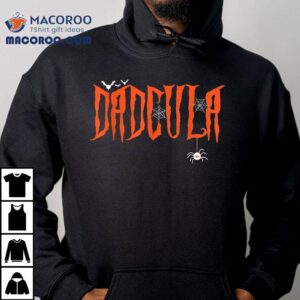 Funny Dadcula Halloween Dad Vampire Costume Momster Matching Tshirt