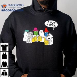 Funny Ghosts I Got A Rock Halloween Scary Shirt