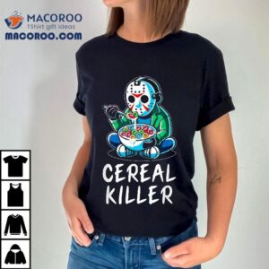 Funny Halloween Character Breakfast Cereal Killer Gif Tshirt
