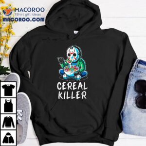 Funny Halloween Character Breakfast Cereal Killer Gif Tshirt