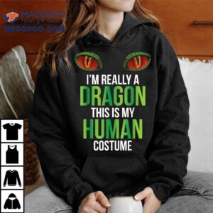 Funny Halloween Dragon Costume Adult Boys Fun Tshirt