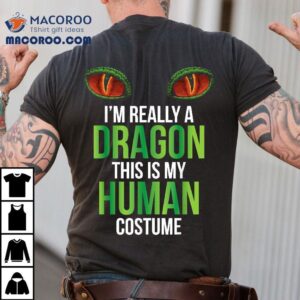 Funny Halloween Dragon Costume Adult Boys Fun Tshirt