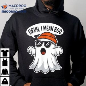Funny Halloween Ghost Boo Bruh I Mean For Boys Kids Tshirt