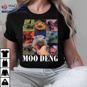 Funny Moo-deng Baby Pygmy Hippo Cute Zoo For Family Tee Shirt