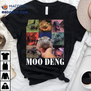 Funny Moo-deng Baby Pygmy Hippo Cute Zoo For Family Tee Shirt