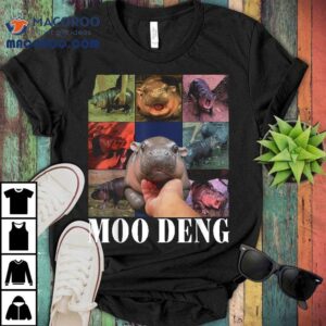 Funny Moo Deng Baby Pygmy Hippo Cute Zoo For Family Tee Tshirt