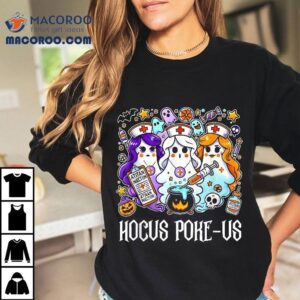 Funny Witches Nurse Spooky Witch Halloween Nursing Pun Shirt