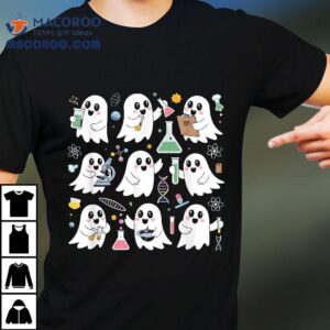 Ghost Science Teacher Chemistry Laboratory Halloween Costume Shirt