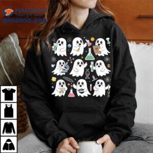 Ghost Science Teacher Chemistry Laboratory Halloween Costume Tshirt