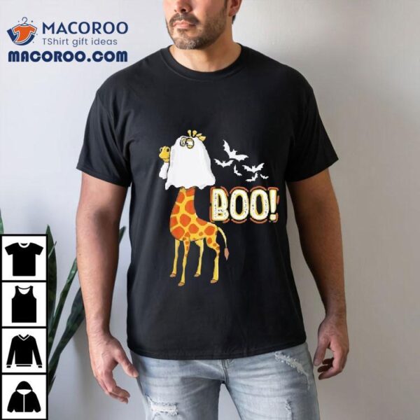 Giraffe Boo Halloween Fun Costume Party Shirt