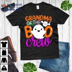 Grandma Of The Boo Crew Halloween Family Matching Tshirt
