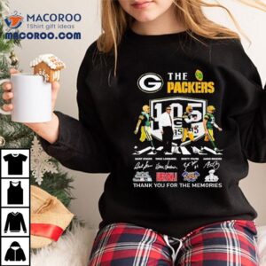 Green Bay Packers Years Of The Memories And Victory Tshirt