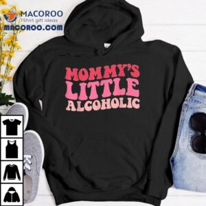 Groovy Mommy S Little Alcoholic Funny Mom Life Alcohol Jokes Tshirt