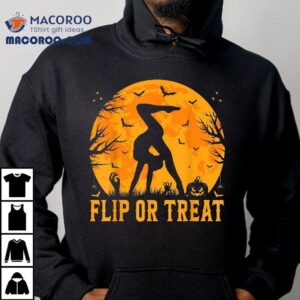 Gymnastics Halloween Flip Or Trea Tshirt