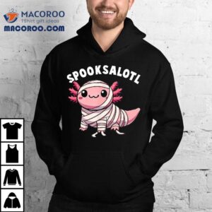 Halloween Axolotl Spooksalotl Funny Kids Tshirt