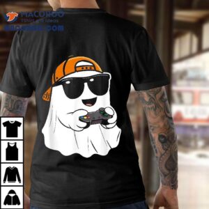 Halloween Boys Kids Ghost Gamer Scary Costume Gaming Shirt