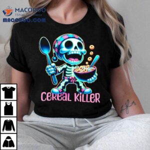 Halloween Cereal Killer Funny Lovers Breakfast Shirt