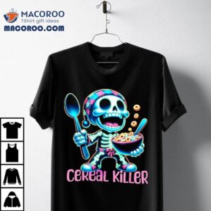Halloween Cereal Killer Funny Lovers Breakfas Tshirt
