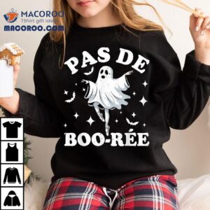 Halloween Dance Teacher Pas De Boo-r&atilde;&copy;e Dancing Ghost Ballet Shirt