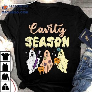 Halloween Dentist Cavity Season Dental Costume Tshirt