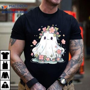 Halloween Floral Ghost Costume Tshirt