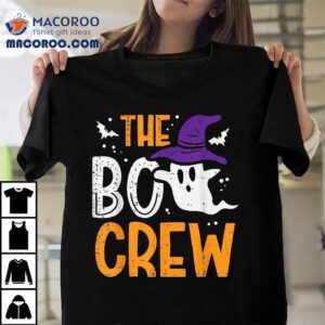 Halloween Ghost The Boo Crew Costume Matching Kids Shirt