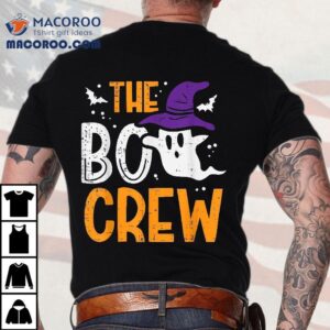 Halloween Ghost The Boo Crew Costume Matching Kids Shirt