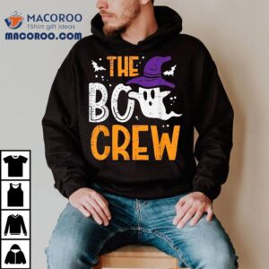 Halloween Ghost The Boo Crew Costume Matching Kids Tshirt