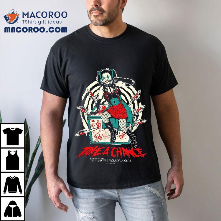 Halloween Horror Nights Hhn Take A Chance Shirt Halloween Horror Nights Hhn Take A Chance Shirt